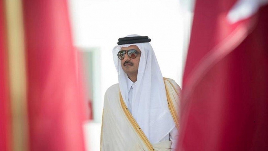 امير قطر يتسلم أوراق اعتماد سفير الاردن زيد اللوزي