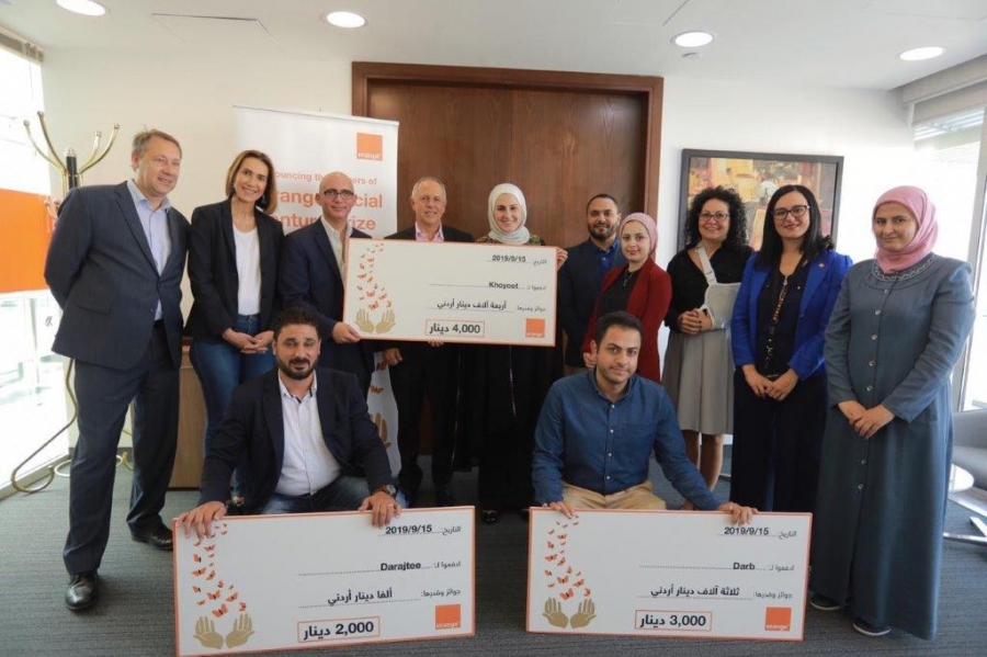 Orange الأردن تعلن الفائزين في جائزة مشاريع التنمية المجتمعية المحلية الثالثة