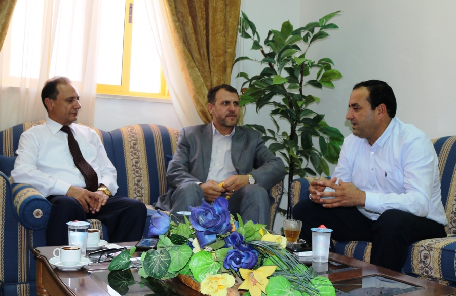 نائب رئيس جامعة الحسين بن طلال يلتقي مدير هيئة شباب كلنا الاردن.