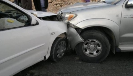 إصابة (10) أشخاص اثر حادثي تصادم في محافظة اربد