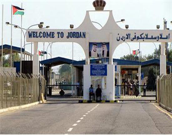 حركة السفر والشحن عبر معبر وادي الأردن
