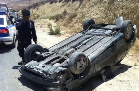 إصابة 8 أشخاص اثر حادثي تصادم في عمان واربد
