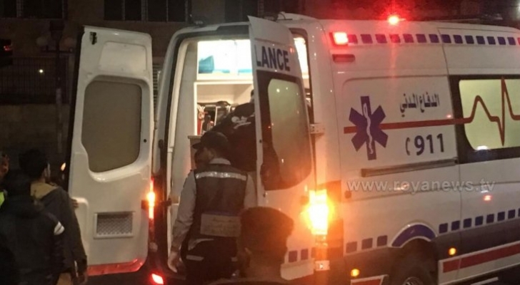 6 إصابات بحادث تصادم في العاصمة عمان
