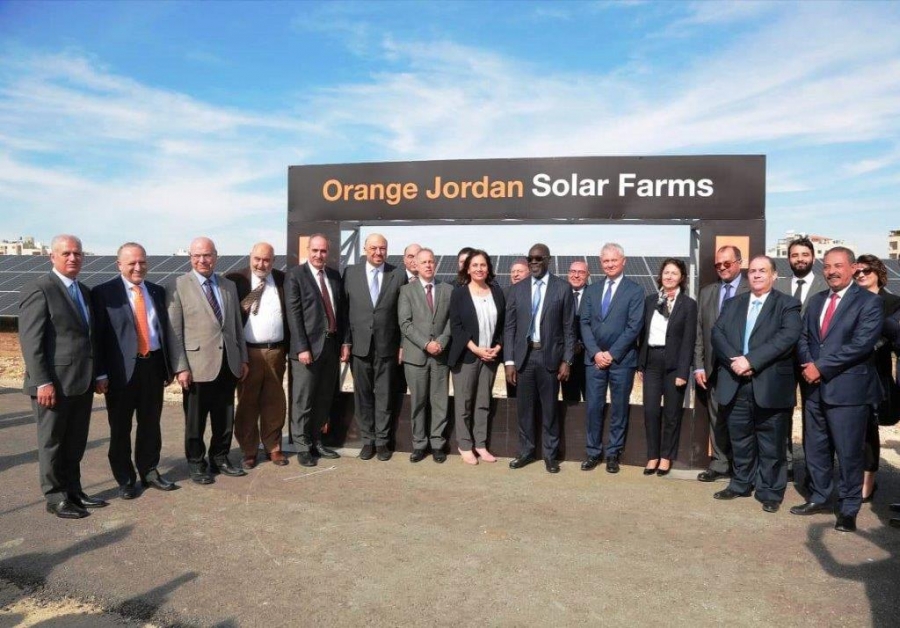 Orange الأردن تدشن مشروعها الضخم للطاقة الشمسية