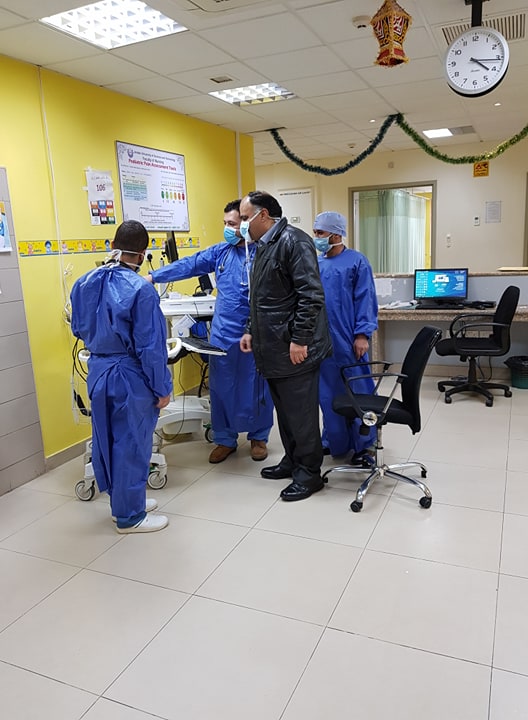 بالصور .. مستشفى الأميرة رحمة يواصل العمل ويستقبل 18 حالة مرضية