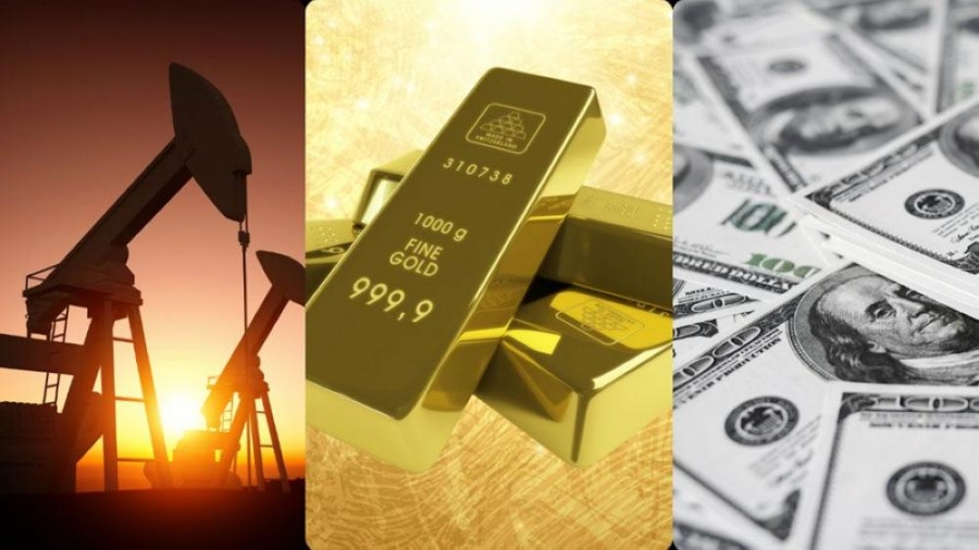 الذهب يهبط عالميا والنفط يحوم قرب أعلى مستوى
