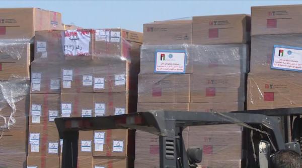 الخيرية الهاشمية تسير قافلة مساعدات إنسانية للضفة الغربية وغزة