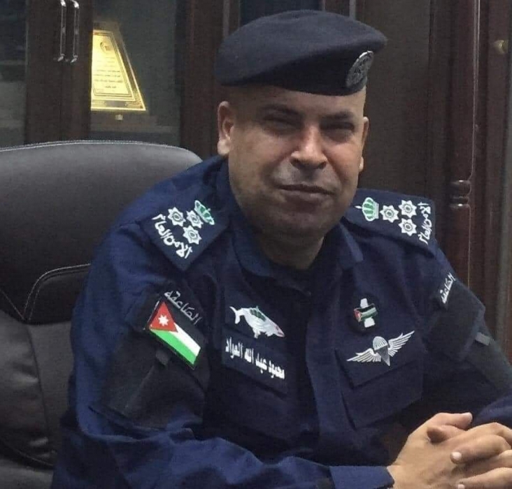 وفاة مدير شرطة مادبا العميد محمد عيال عواد إثر إصابته بجلطة
