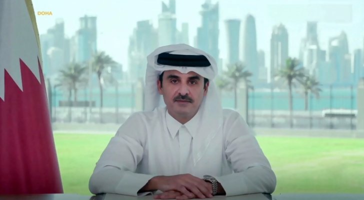 أمير قطر: العالم لم ينتقل إلى مرحلة ما بعد كورونا لكن الاقتصاد ينمو
