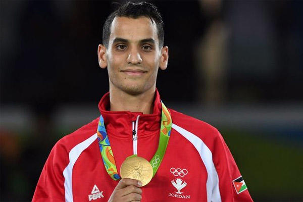 الأردن السابع عربيا بالذهب الأولمبي