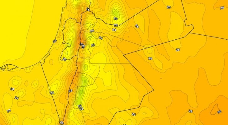 عودة درجات الحرارة للانخفاض في عموم مناطق الأردن السبت