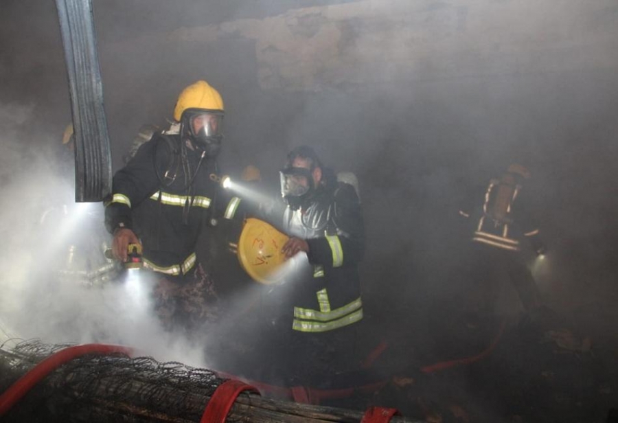وفاة ثلاثة أشخاص اثر حريق مطعم في محافظة العاصمة