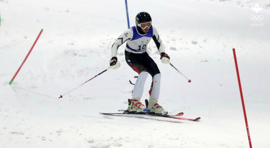 عزام يُنهي مشاركته ببطولتين للتزلج في دبي