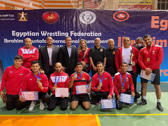 8 ميداليات للاردن في البطولة العربية للمصارعة