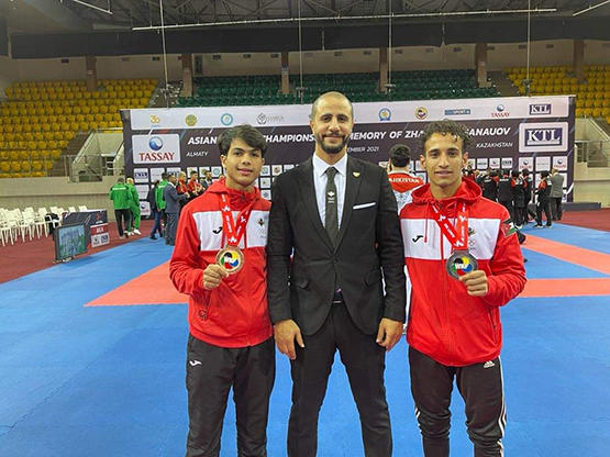 ميداليات جديدة للأردن في بطولة آسيا للكاراتيه