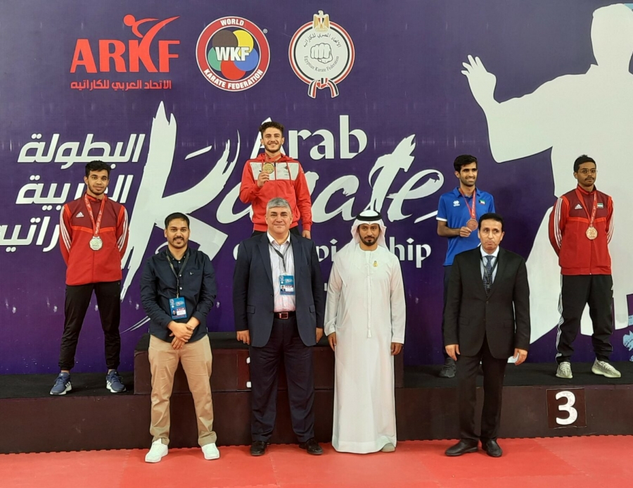 منتخب الكراتيه يحصد 9 ميداليات في اليوم الأول للبطولة العربية