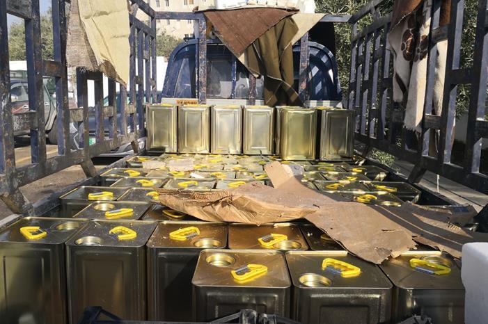 حملة لضبط زيت الزيتون الغير صالح للاستهلاك البشري