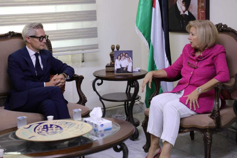 وزيرة الثقافة والسفير النرويجي يبحثان التعاون المشترك