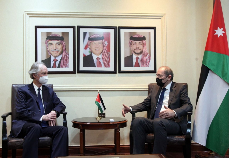 وزير الخارجية يلتقي المبعوث الأممي إلى سوريا الأربعاء