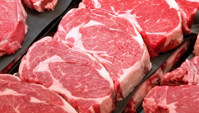 40 بالمئة الطلب على اللحوم الحمراء