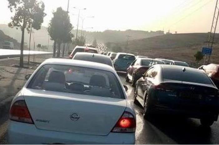 حادث تصادم يتسبب بأزمة سير على طريق إربد عمان