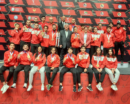 16 ميدالية للأردن في بطولة آسيا للكاراتيه