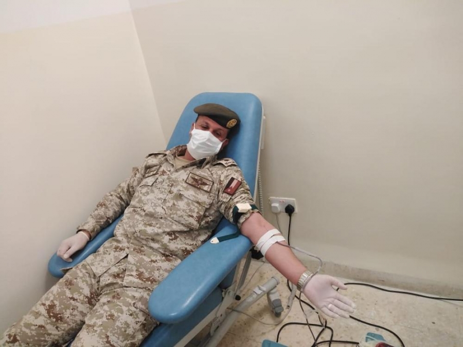المنطقة العسكرية الشمالية تشارك بحملة تبرع بالدم