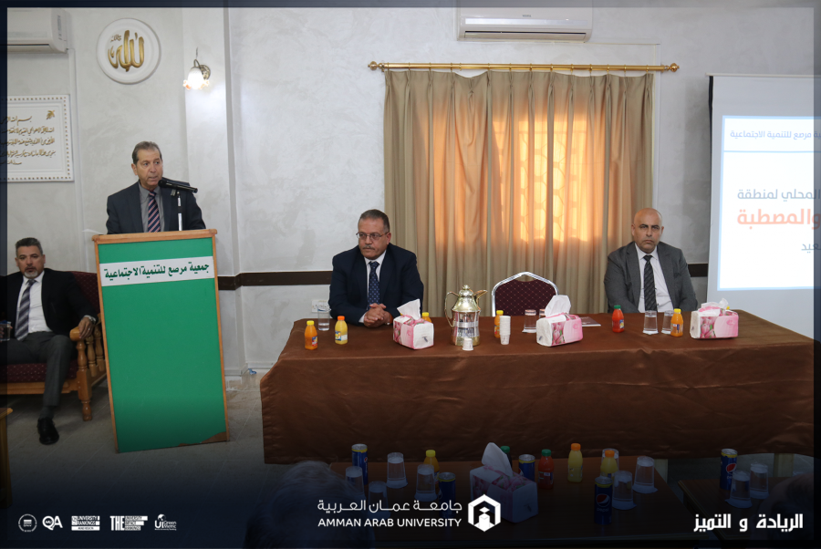 رئيس عمان العربية يلتقي وجهاء وسكان بلدية باب عمّان