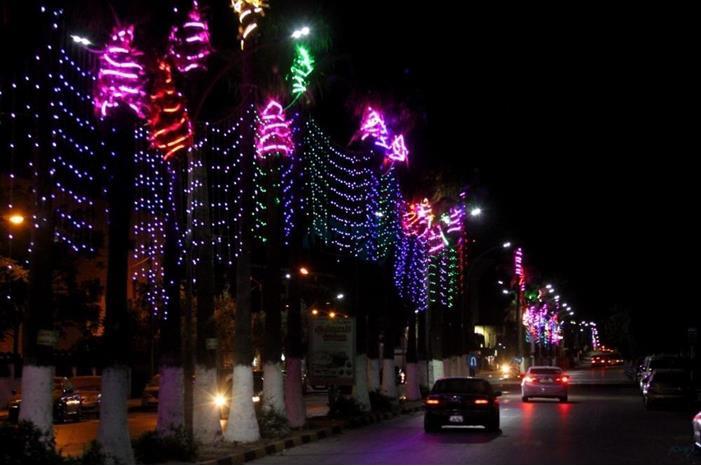 بلدية إربد: تزيين شوارع المدينة احتفاءً بقدوم شهر رمضان
