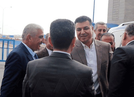 وزير الزراعة الأردني خالد الحنيفات في سوريا
