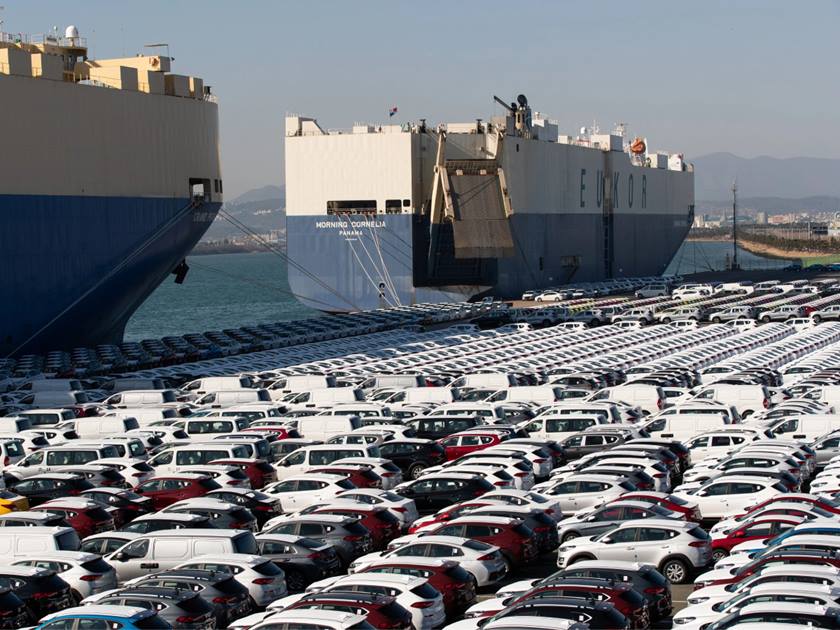 نمو صادرات السيارات في كوريا بنسبة 40 