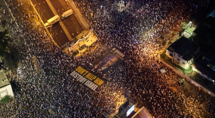 للأسبوع 21.. عشرات الآلاف يتظاهرون ضد حكومة نتنياهو