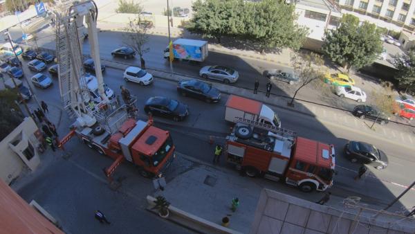 5 إصابات بحريق شقة في عمان