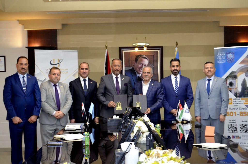 اتفاقية تعاون بين جامعة عمان الأهلية وجامعة الأنبار العراقية