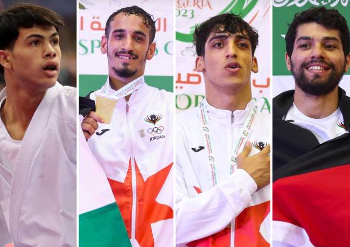 4 لاعبين أردنيين ينافسون في جائزة عالمية بالكراتيه
