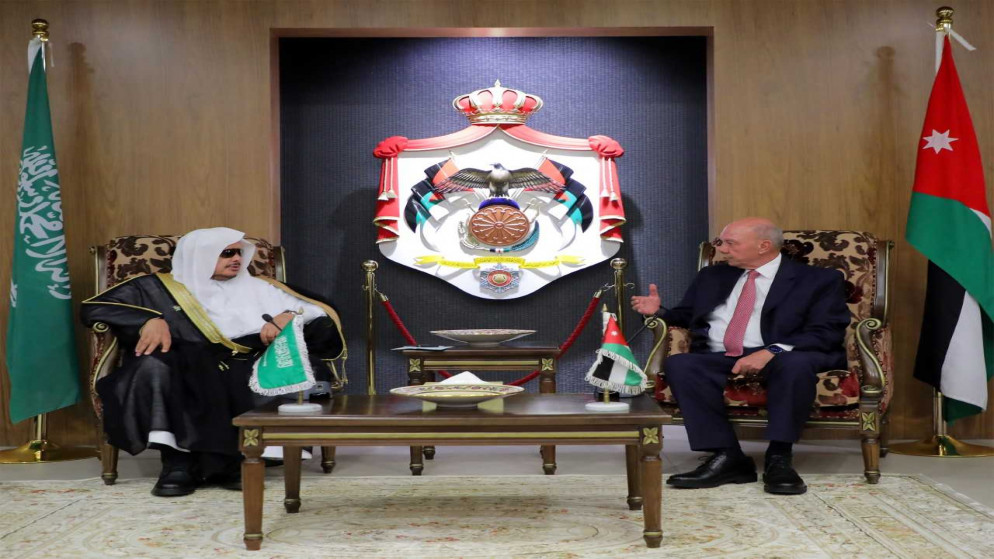 رئيس مجلس الأعيان يلتقي برئيس مجلس الشورى السعودي