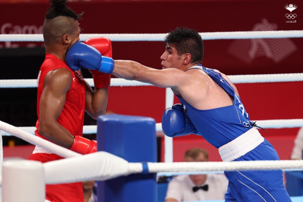 لاعب منتخب الملاكمة زياد عشيش يودع دورة الألعاب الآسيوية