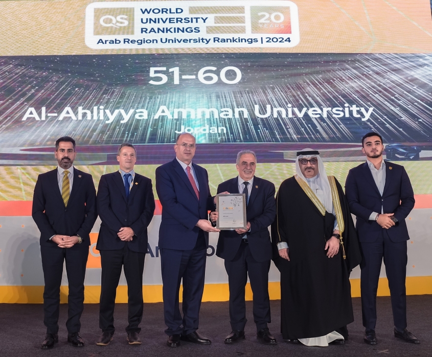 جامعة عمان الأهلية تتقدم ٢٠ مرتبة في تصنيف كيو أس للجامعات العربية 2024