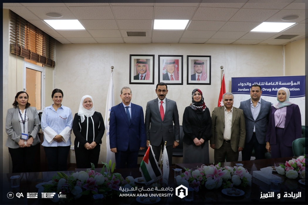 توقيع اتفاقية تعاون بين عمان العربية والمؤسسة العامة للغذاء والدواء