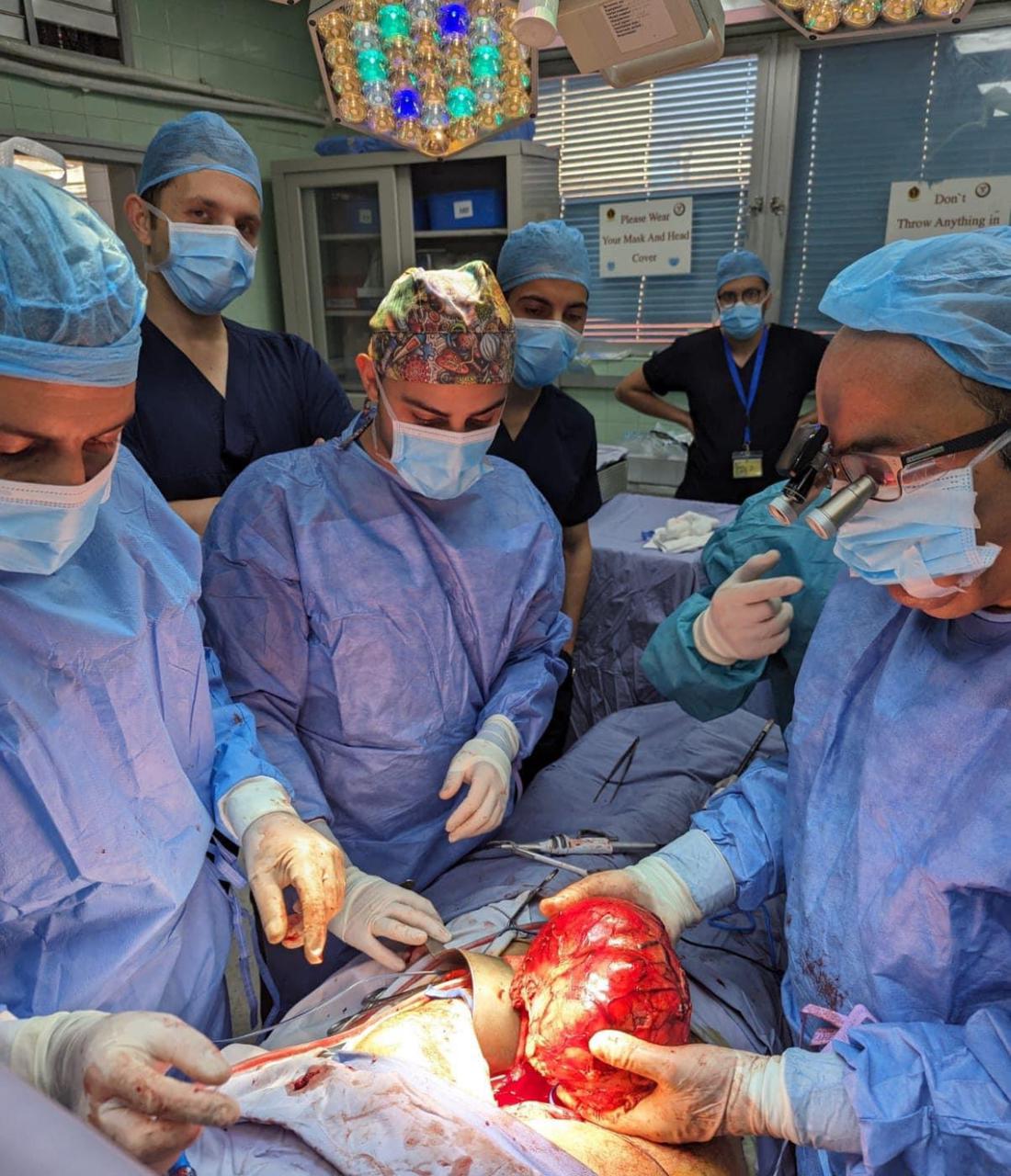 اجراء عملية نوعية ومتقدمة في مستشفى الحسين العسكري