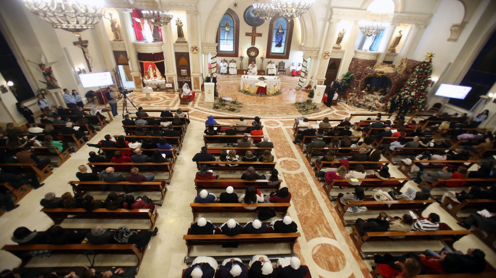 مجمع الكنائس الأردني: اختصار مظاهر الاحتفال بأعياد الميلاد على الصلوات