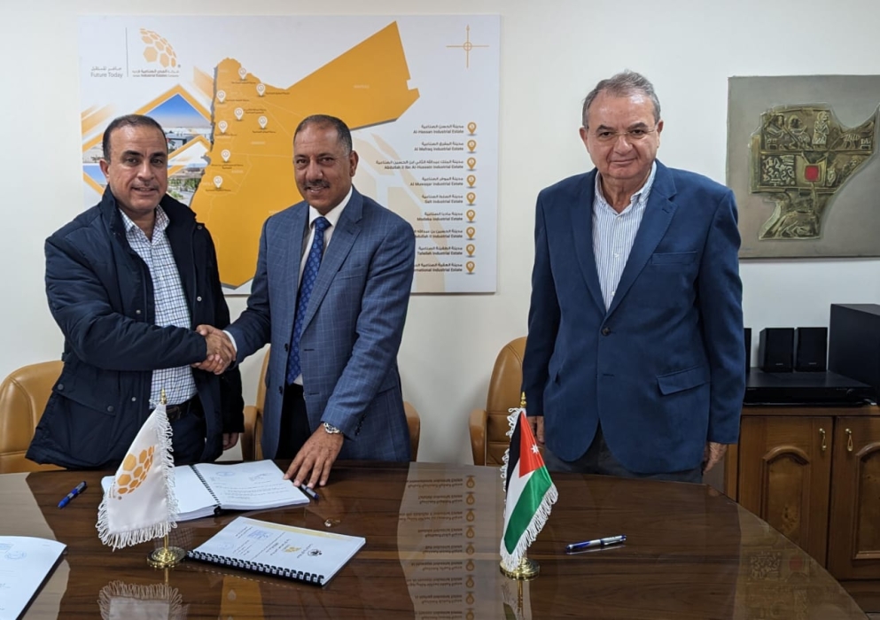 المدن الصناعية الأردنية : اتفاقيتين لإقامة مباني صناعية جديدة في مأدبا الصناعية