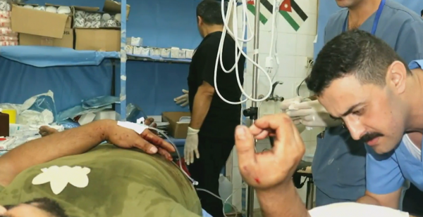 النواب يعرض فيديو لجهود الأردن في دعم الأشقاء بغزة