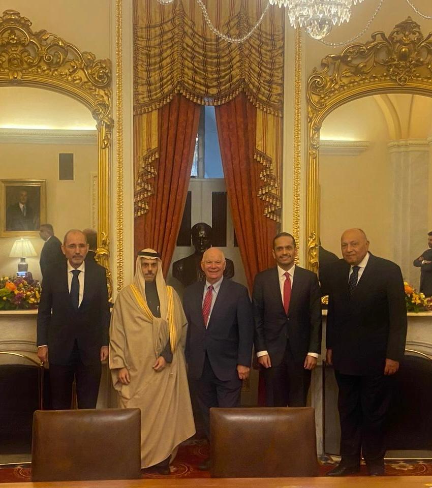 الوزارية المشتركة تلتقي رئيس وأعضاء لجنة العلاقات الخارجية بمجلس الشيوخ الأميركي