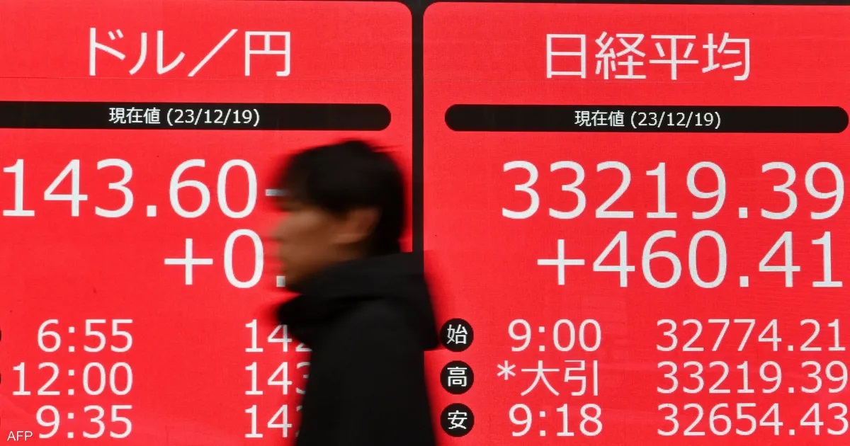 الأسهم اليابانية تسجل أفضل أداء سنوي في 10 أعوام