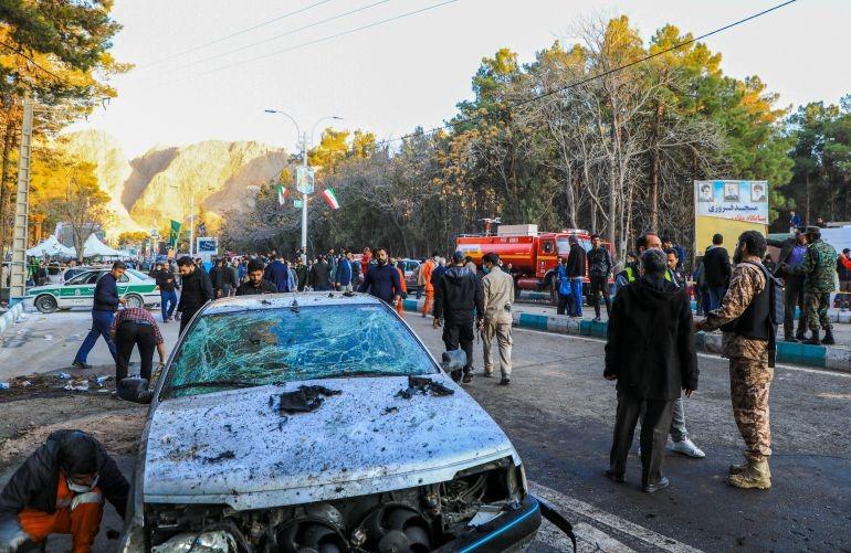 إيران تبدأ الإجراءات القانونية بشأن تفجيري كرمان