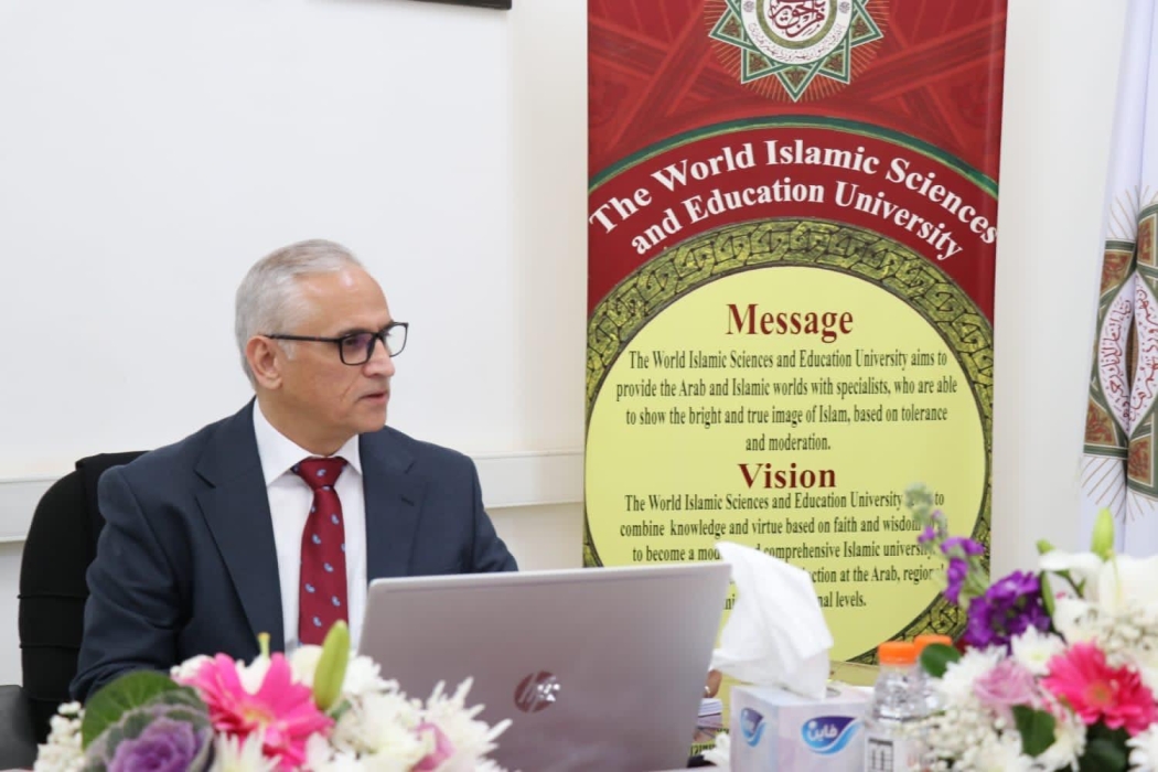 مناقشة رسالة الدكتوراه للباحث جهاد القديمات في جامعة العلوم الإسلامية العالمية