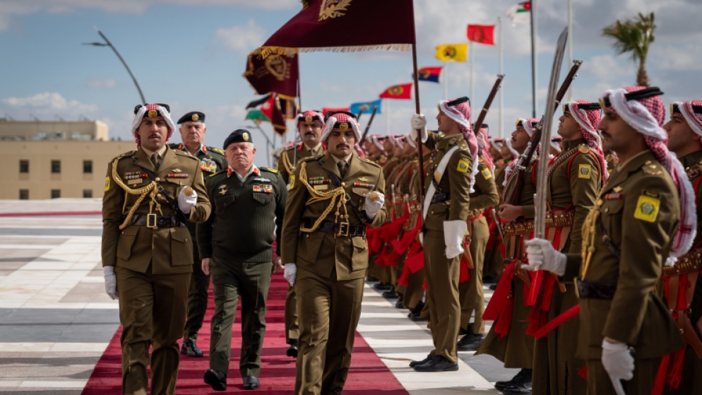 الملك يفتتح المقر الجديد للقيادة العامة للقوات المسلحة الأردنية الجيش العربي