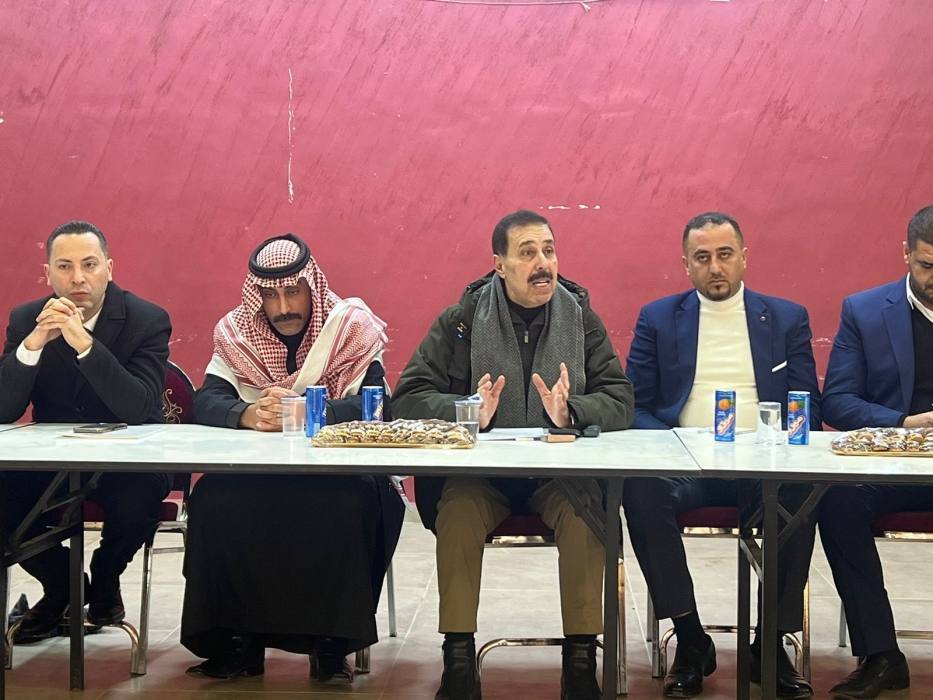 النعيمي خلال لقاء حزب إرادة في الزعتري :  الأردن قوي رغم التحديات الجيوسياسية؛ فهو تأسس بالقلم والبندقية .