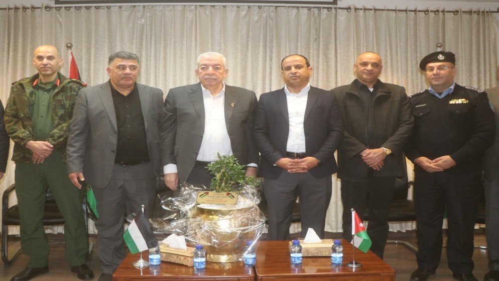 محافظة نابلس تكرّم قيادة قوة المستشفى الميداني الأردني نابلس1